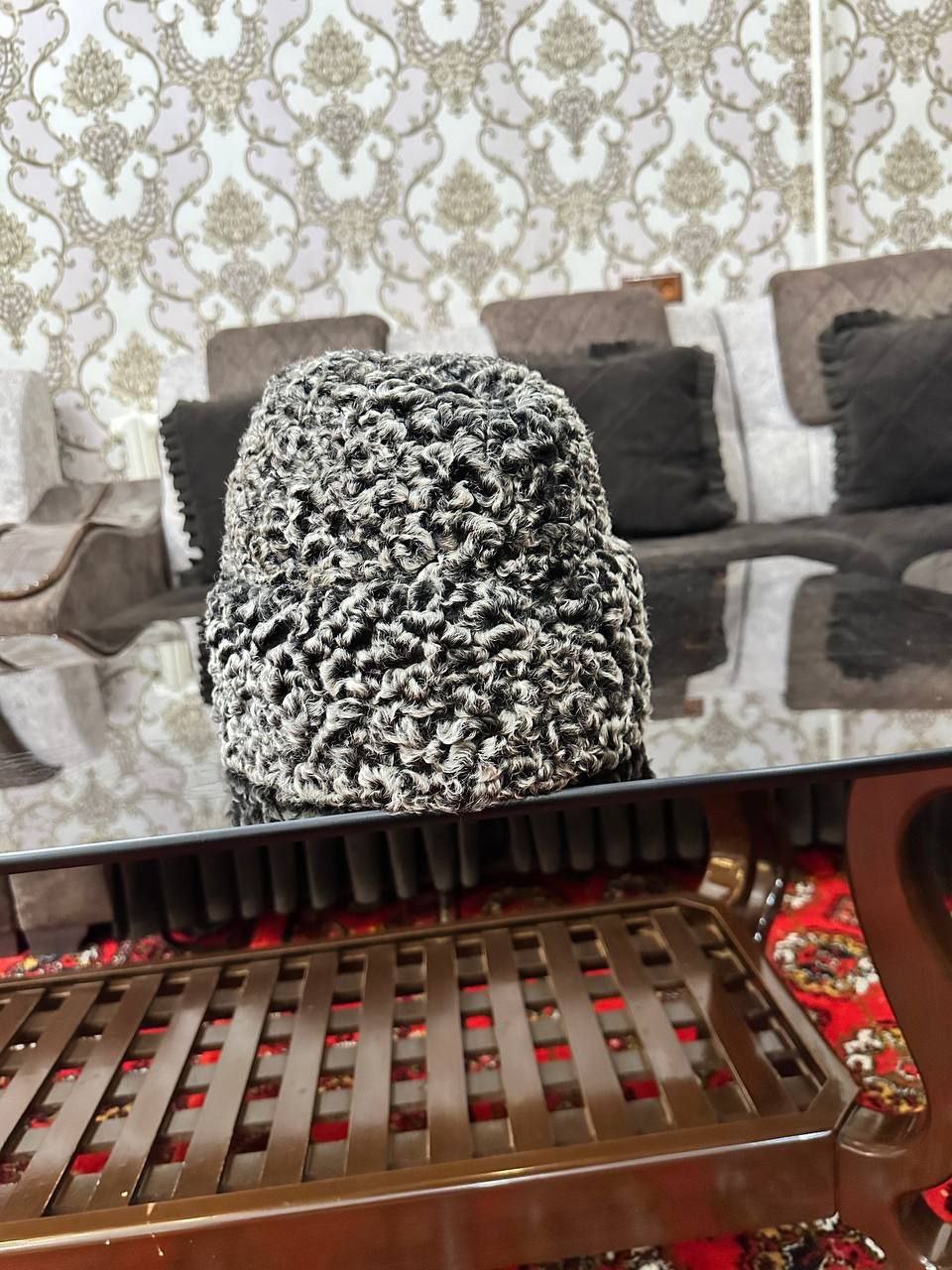 Головной убор из золотисто-серого меха («Байарка») - Просмотр 2